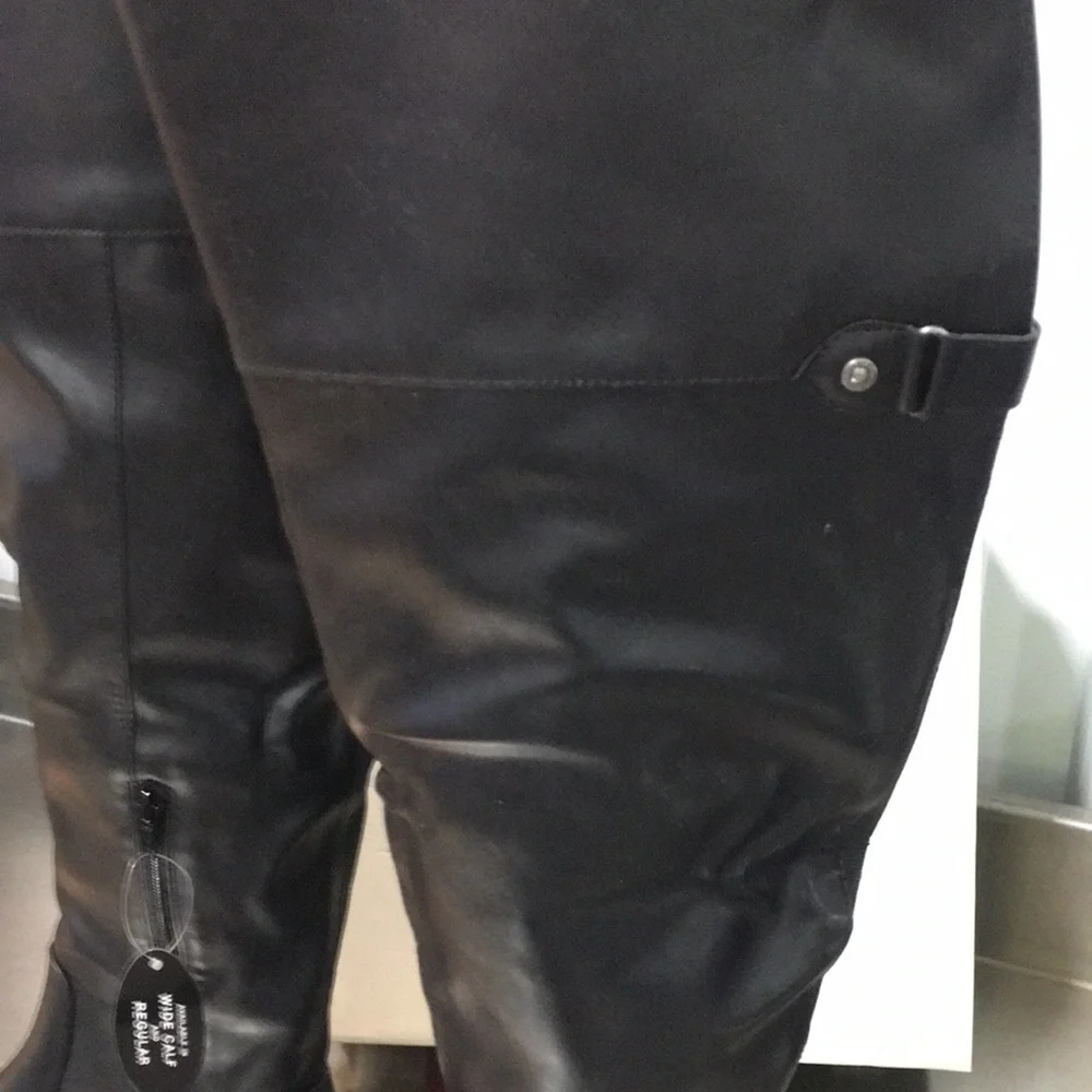 New WB Woman’s Sun + Stone Black Over-the-Knee Riding Boots